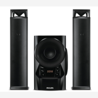 Philips MMS2160B Bluetooth Speakers, Black